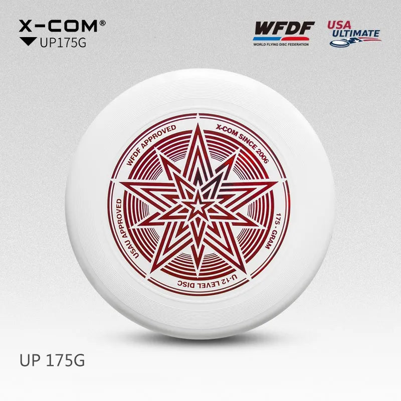 X-COM Professional Ultimate Flying Disc Certified by WFDF 175g 4 Colors With Storage Bag