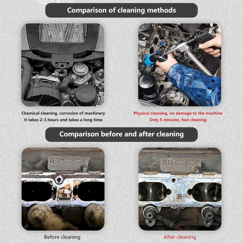 Car Engine Carbon Deposition Cleaner Intake valves cleaning Machine Eco-Friendly Automotive Decarbonizer for Car Repair