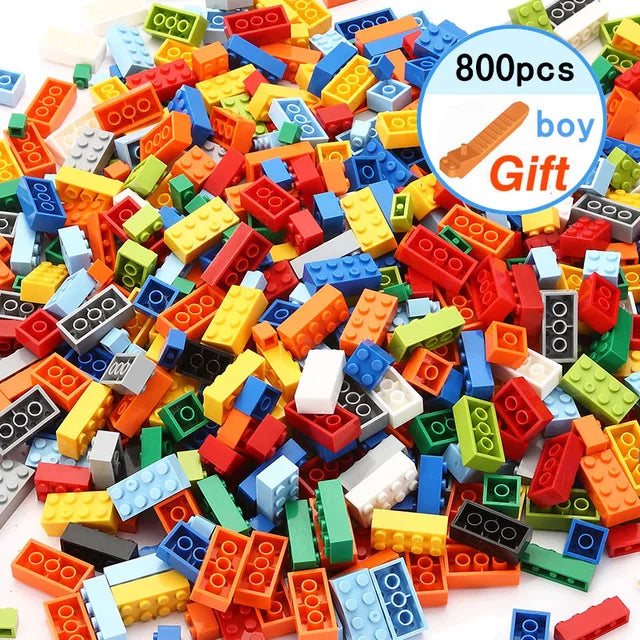 City Road Street Baseplate Straight Crossroad Curve T-Junction Building Blocks Base Plates Construction for Children Kids