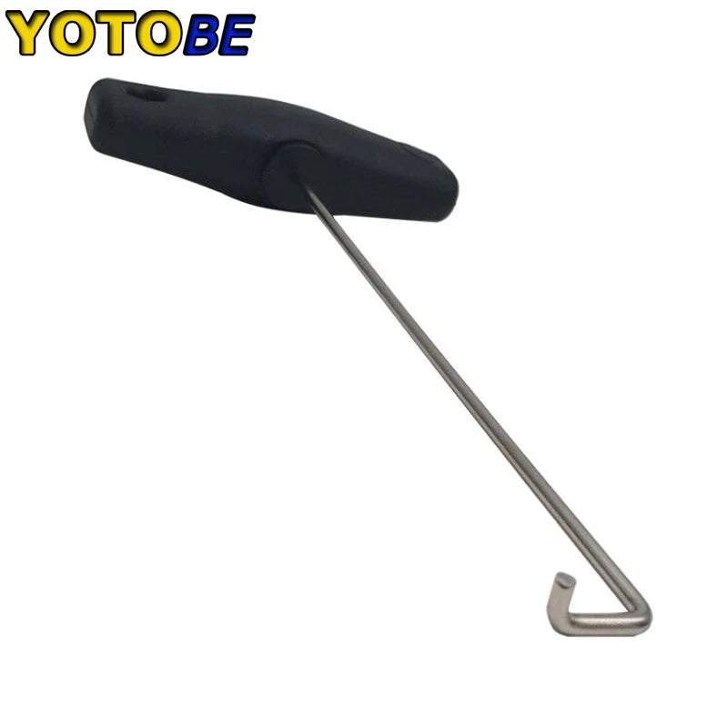 2pcs T- Handle Handbrake Air Outlet Pull-out Hook DashBoard Trims Removal Tool For Porsche Panamera