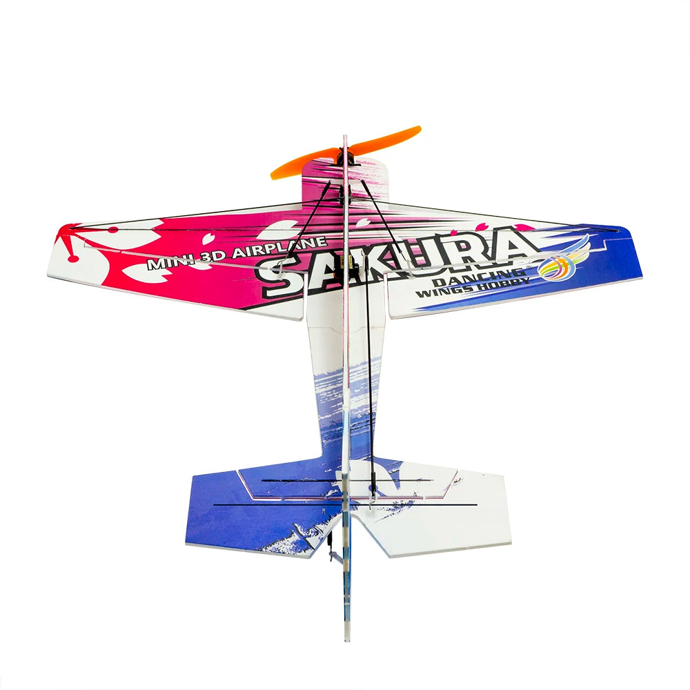 AEORC E211 SAKURA Micro 3D Indoor Airplane Kit - Lightest PP Magic Board RC Plane Model Hobby Toy Foam RC Plane Remote Control