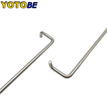 2pcs T- Handle Handbrake Air Outlet Pull-out Hook DashBoard Trims Removal Tool For Porsche Panamera