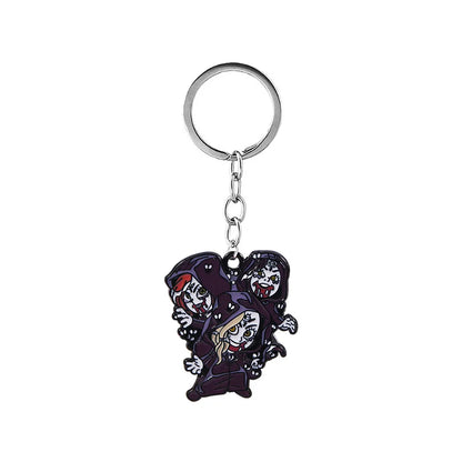 Residents Evils 8 Village Key Chains Vintage Six-Winged Unborn Key Pendant Keychain for Women Men Keyring Jewelry