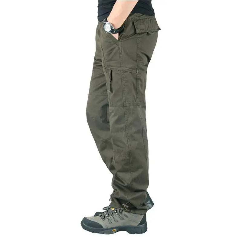 Men's Tactical Pants High Quality Cargo Pants Multi-pocket Cotton Hiking Casual Outdoor Pant Alibaba Mechanic's Pants for Man