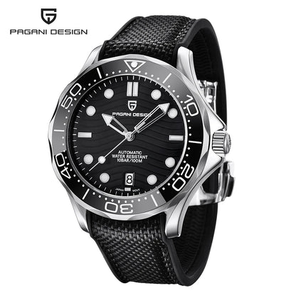 2025 New PAGANI DESIGN Diving Mens Watches Gold Luxury Automatic Watch For Men Mechanical Wristwatches AR Sapphire Ceramic Bezel