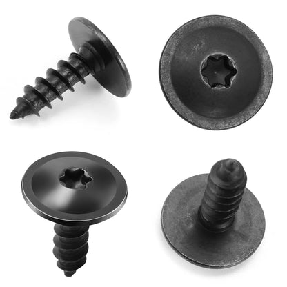 10Pcs Car Clips Fastener Engine Splash Guard Self Tapping Screws for Porsche Macan Panamera Cayenne 911 997 996 971 9YA