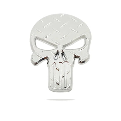 3D Metal The for Skull Skeleton Car Motorcycle Body Emblem Badge Fashion Decoration Automobile Styling Car accessories