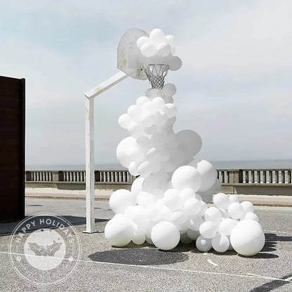 5-36inch Big Matte White Latex Balloons Macarone Color Inflatable Helium Balloon Birthday Party Wedding Decorations Kids Toys