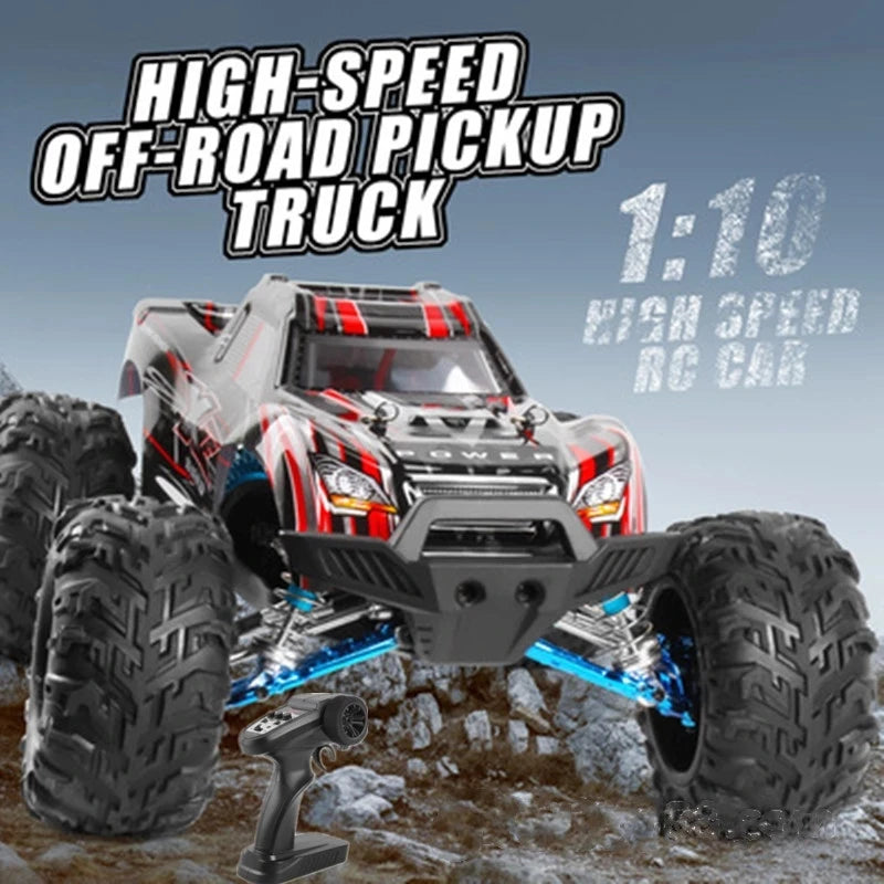 Large 90KM/H Speed Brushless RC Racing Car 2.4G RC Desert car Off Load Climbing Vehical Shock Absorber Waterproof  RC Car Gifts