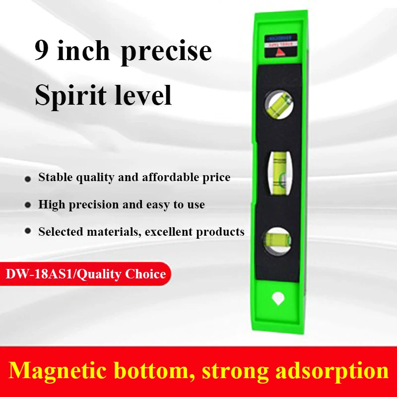Magnetic Level Ruler 3 Bubble Measuring Household Level Tool