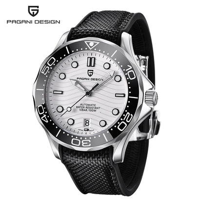 2025 New PAGANI DESIGN Diving Mens Watches Gold Luxury Automatic Watch For Men Mechanical Wristwatches AR Sapphire Ceramic Bezel