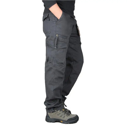 Men's Tactical Pants High Quality Cargo Pants Multi-pocket Cotton Hiking Casual Outdoor Pant Alibaba Mechanic's Pants for Man