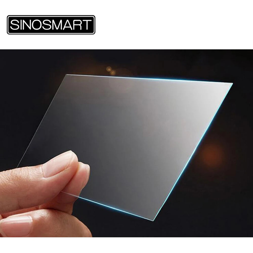 Tempered Glass Screen Protector for 9"/9.7"/10.1" SINOSMART Android Head Units – Anti-Fingerprint, Explosion-Proof (Add-on Only)