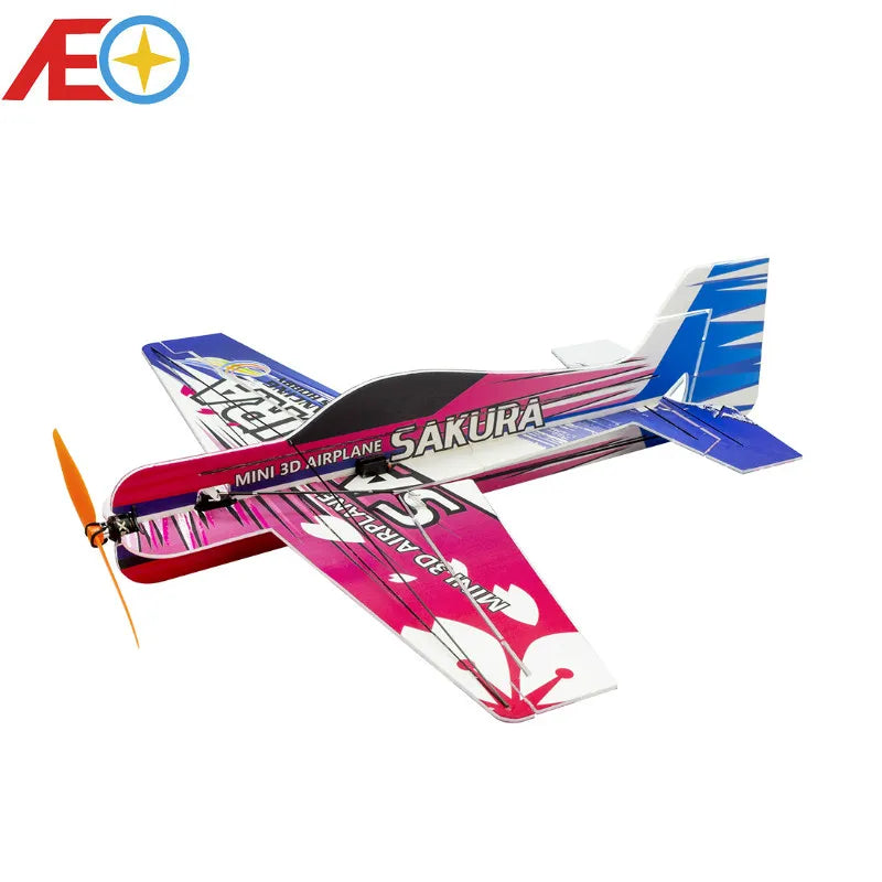 AEORC E211 SAKURA Micro 3D Indoor Airplane Kit - Lightest PP Magic Board RC Plane Model Hobby Toy Foam RC Plane Remote Control