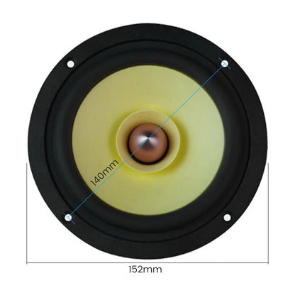 AIYIMA 1Pc 5.25 Inch Fever Full Range Speaker Aluminum Cone Loudspeaker 4 8 Ohm 50W Bookshelf Hifi Home Theater Music Speaker