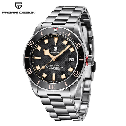 2025 New PAGANI DESIGN V2 Retro Men's Mechanical Watches NH35 Automatic Watch For Man Luxury AR Sapphire Mirror Luminous Clock
