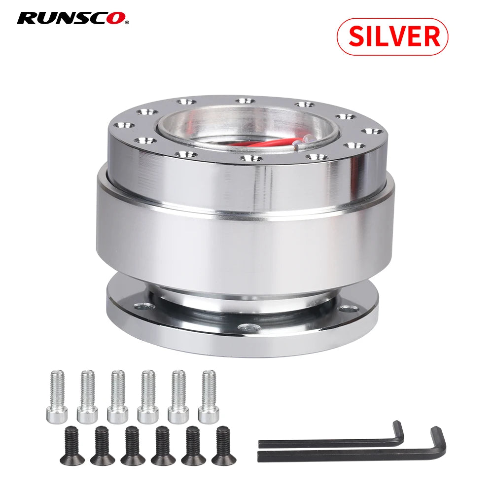 Universal Car Tuning Steering Wheel Quick Release Hub Adapter Snap Off Boss Kit Auto Accessories