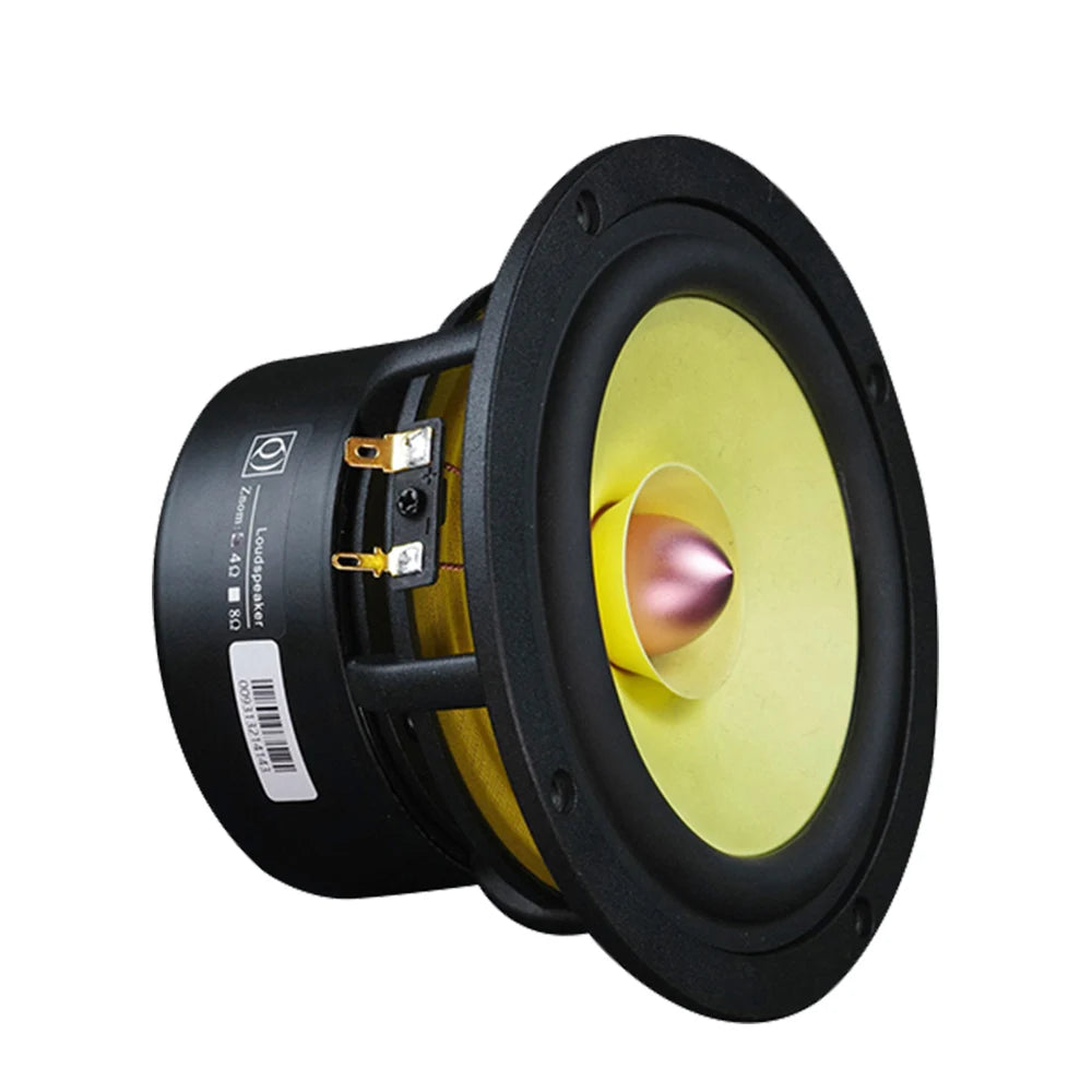 AIYIMA 1Pc 5.25 Inch Fever Full Range Speaker Aluminum Cone Loudspeaker 4 8 Ohm 50W Bookshelf Hifi Home Theater Music Speaker