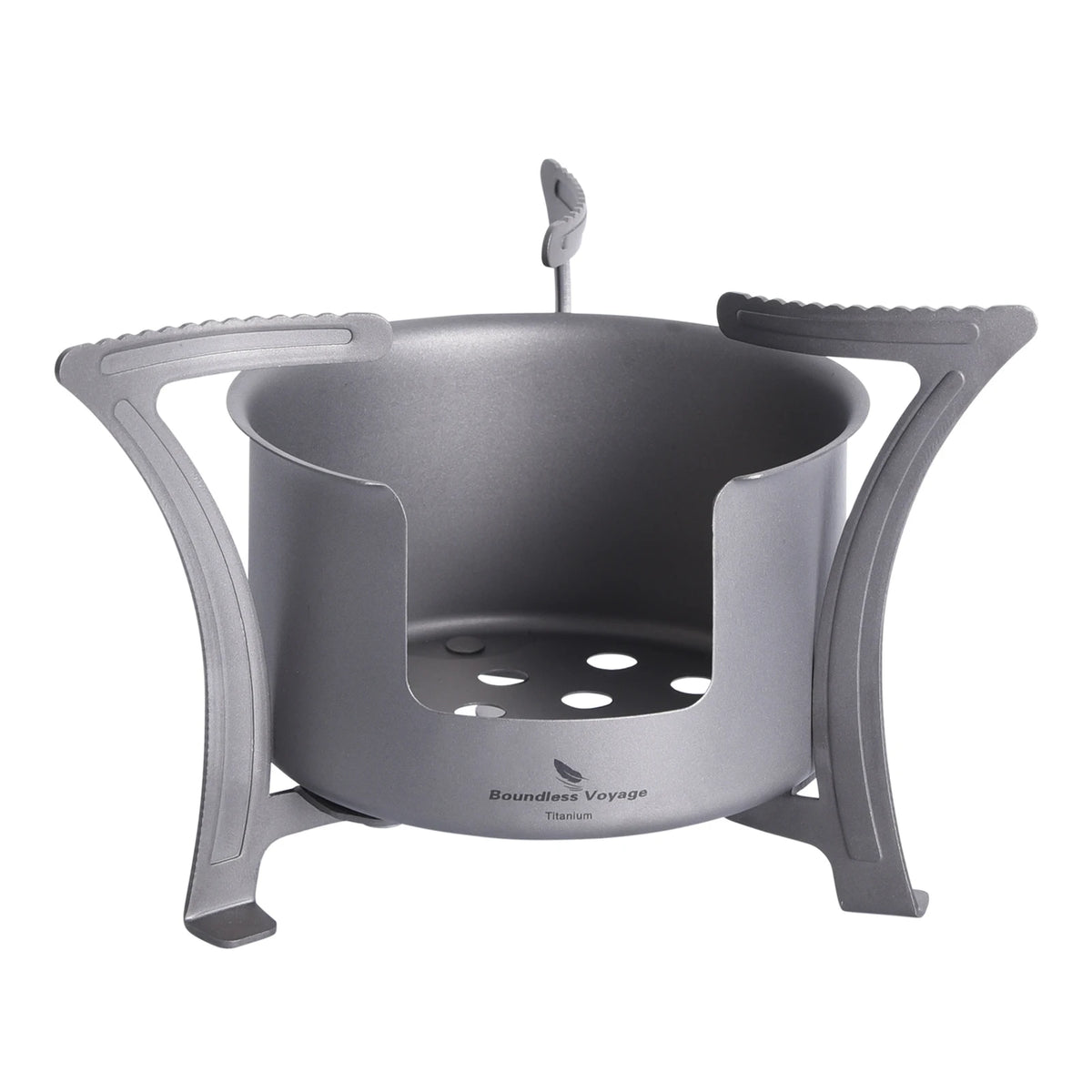 Boundless Voyage Camping Alcohol Stove Ultralight Titanium Wood Burning Stove Outdoor Multi-Fuels Mini Stove Ti2011C-13C