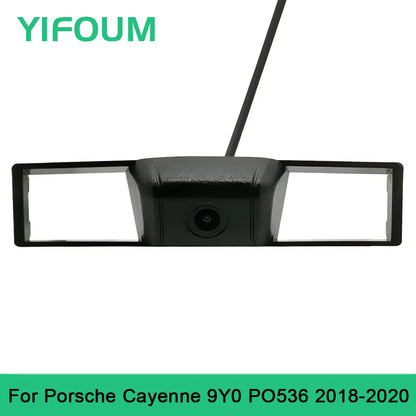 YIFOUM HD Car Front View Parking Night Vision Positive Waterproof Logo Camera For Porsche Cayenne 9Y0 PO536 2018 2019 2020