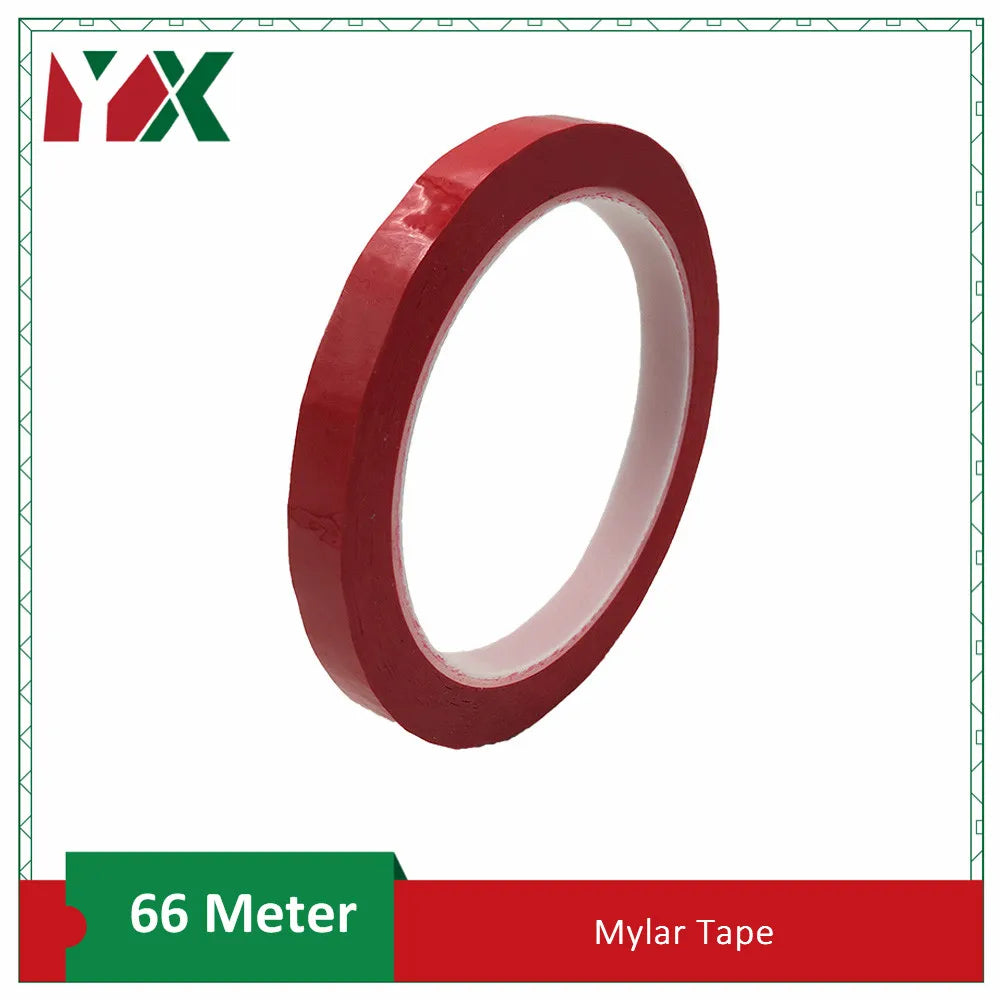 1PCS Mark Multicolor Mylar Tape Mara Tape High Temperature Insulated Transformer Motor Capacitor Coil Wrap Adhesive Tape