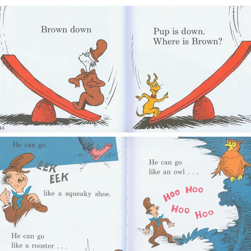 Random 1 Book Dr.Seuss Interesting Story Parent Child Kids Baby Early Education Picture English Books Kids Learning Toys