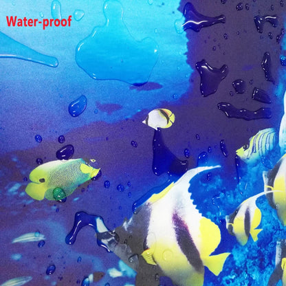 3D Stereo Stone Pebble Floor Wallpaper Bathroom Living Room PVC Self-Adhesive Waterproof Mural 3D Tiles Floor Sticker Home Decor