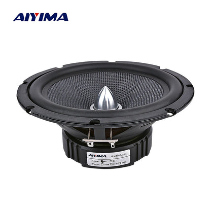 AIYIMA 6.5 Inch Audio Car Midrange Bass Speaker  4 8 Ohm 60W Glass Fiber Bullet Woofer Loudspeaker DIY Home Theater Sound System