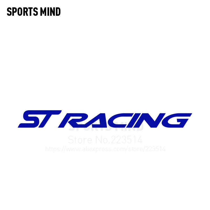 Sports Mind ST RACING Automobiles Car Sticker Decal Car Styling For Ford Focus Ranger Kuga Mondeo Fiesta Exterior Accessories