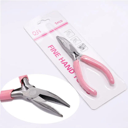 Pink End Cutting Wire Pliers Equipment Multifunctional Hand Tools Jewelry Pliers Fit Beadwork Repair Beading DIY Handmade Making