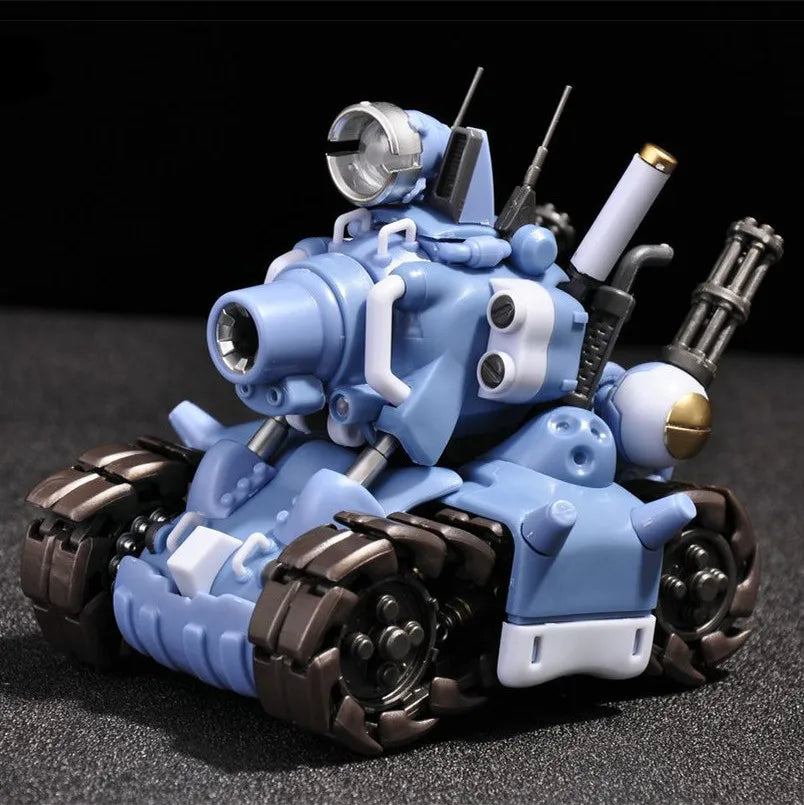 YH Metal Slug Super Vehicle SV-001 tank model movable inner structure Blue or Grey