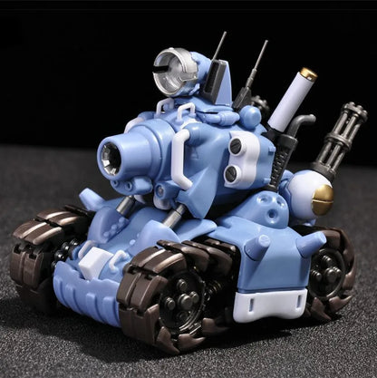 YH Metal Slug Super Vehicle SV-001 tank model movable inner structure Blue or Grey