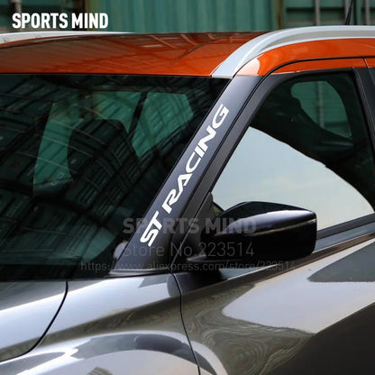 Sports Mind ST RACING Automobiles Car Sticker Decal Car Styling For Ford Focus Ranger Kuga Mondeo Fiesta Exterior Accessories