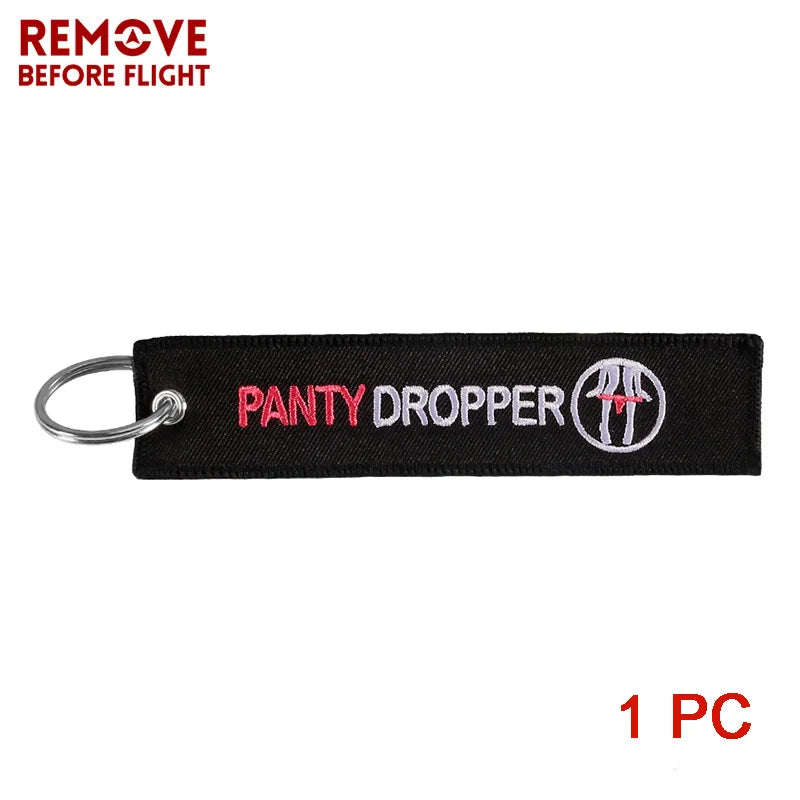 Fashion Car Keychains Penty Dropper Letter Key Chain Bijoux Gifts Tag Porte Clef Customised Key Ring Key Chains llavero