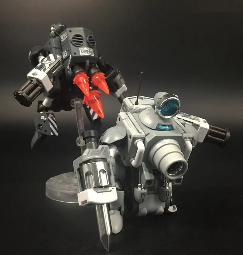 YH Metal Slug Super Vehicle Walker Type 001 S.GUNNER Full Action model Gray or Offwhite
