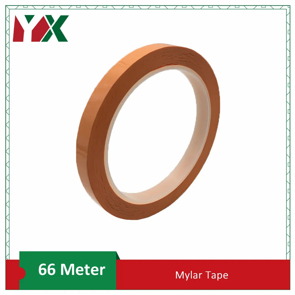 1PCS Mark Multicolor Mylar Tape Mara Tape High Temperature Insulated Transformer Motor Capacitor Coil Wrap Adhesive Tape