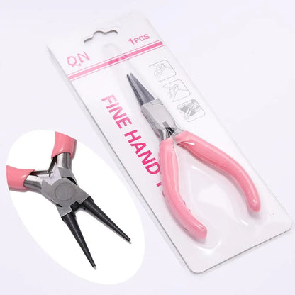 Pink End Cutting Wire Pliers Equipment Multifunctional Hand Tools Jewelry Pliers Fit Beadwork Repair Beading DIY Handmade Making
