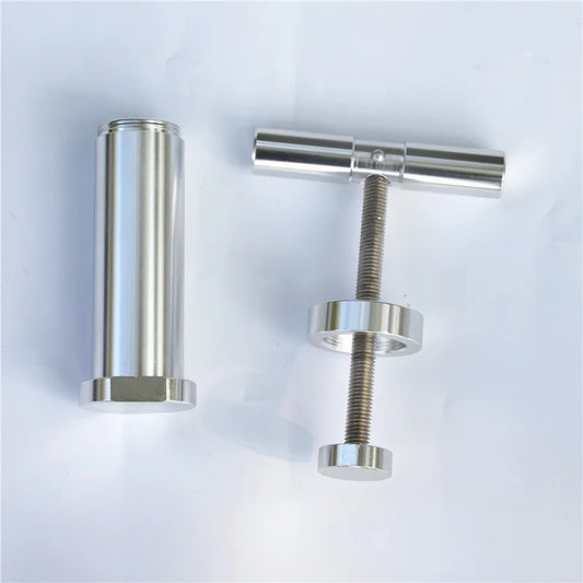 82mm*135mm Aluminum Hand Crusher Smoking Accessories Big Press Tools