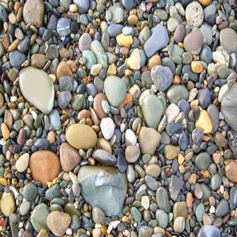 3D Stereo Stone Pebble Floor Wallpaper Bathroom Living Room PVC Self-Adhesive Waterproof Mural 3D Tiles Floor Sticker Home Decor