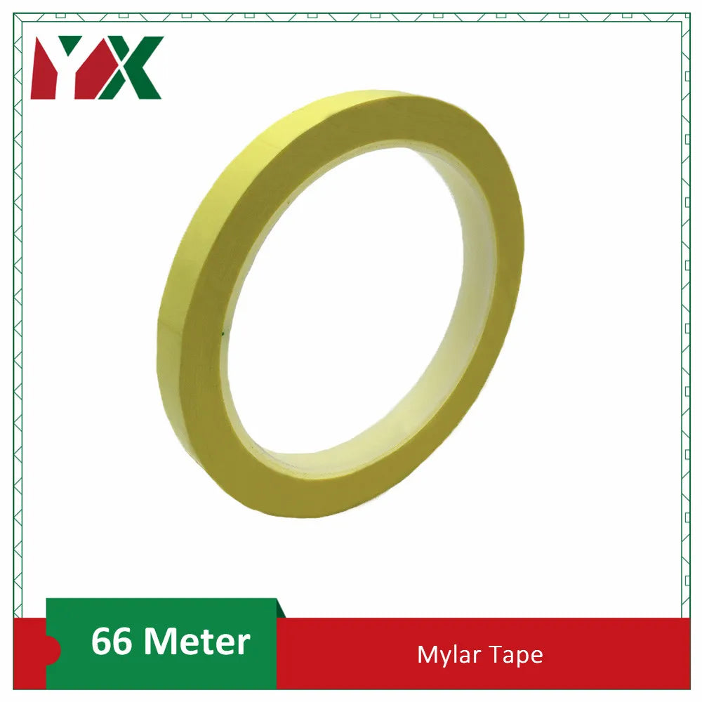 1PCS Mark Multicolor Mylar Tape Mara Tape High Temperature Insulated Transformer Motor Capacitor Coil Wrap Adhesive Tape