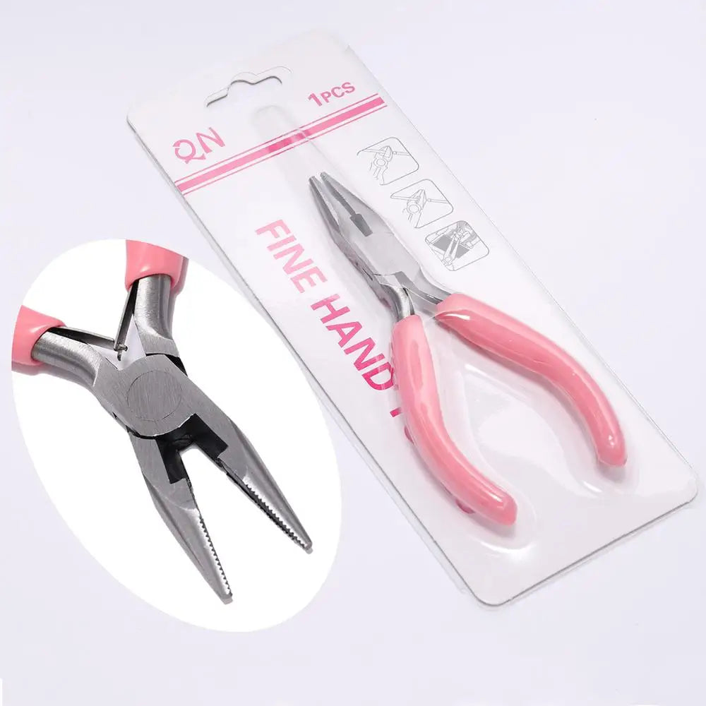 Pink End Cutting Wire Pliers Equipment Multifunctional Hand Tools Jewelry Pliers Fit Beadwork Repair Beading DIY Handmade Making