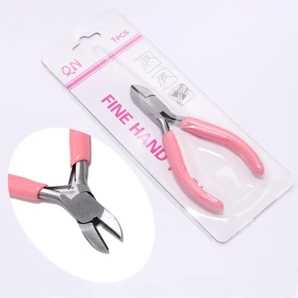 Pink End Cutting Wire Pliers Equipment Multifunctional Hand Tools Jewelry Pliers Fit Beadwork Repair Beading DIY Handmade Making