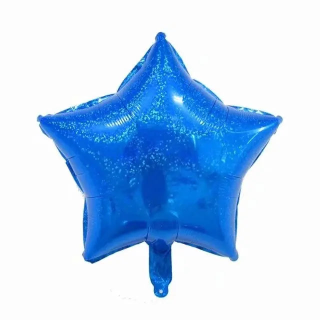10pcs/lot 18inch Laser Metallic Star heart Foil Balloons Wedding Baby Shower Birthday Party Decor Helium Inflatable Globos Gift