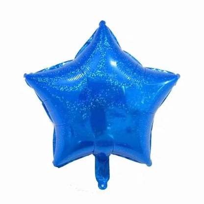 10pcs/lot 18inch Laser Metallic Star heart Foil Balloons Wedding Baby Shower Birthday Party Decor Helium Inflatable Globos Gift