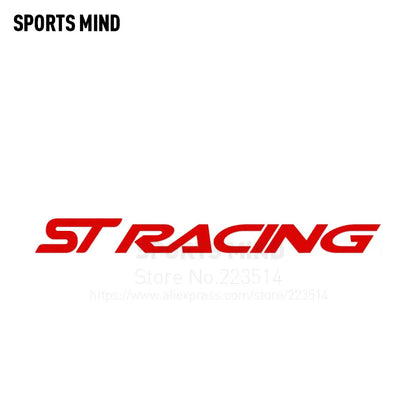 Sports Mind ST RACING Automobiles Car Sticker Decal Car Styling For Ford Focus Ranger Kuga Mondeo Fiesta Exterior Accessories