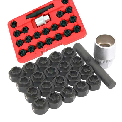 22Pc Wheel Locking Nut Key Socket Sets For BMW 1 3 5 6 & 7 Series 1/2" Drive Anti-Theft Lug Removal Tool 041-060