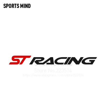 Sports Mind ST RACING Automobiles Car Sticker Decal Car Styling For Ford Focus Ranger Kuga Mondeo Fiesta Exterior Accessories