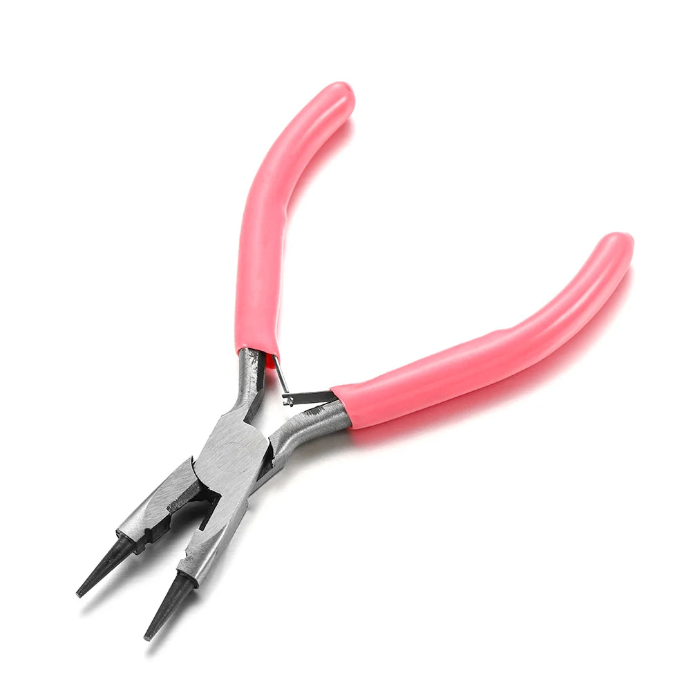 Pink End Cutting Wire Pliers Equipment Multifunctional Hand Tools Jewelry Pliers Fit Beadwork Repair Beading DIY Handmade Making