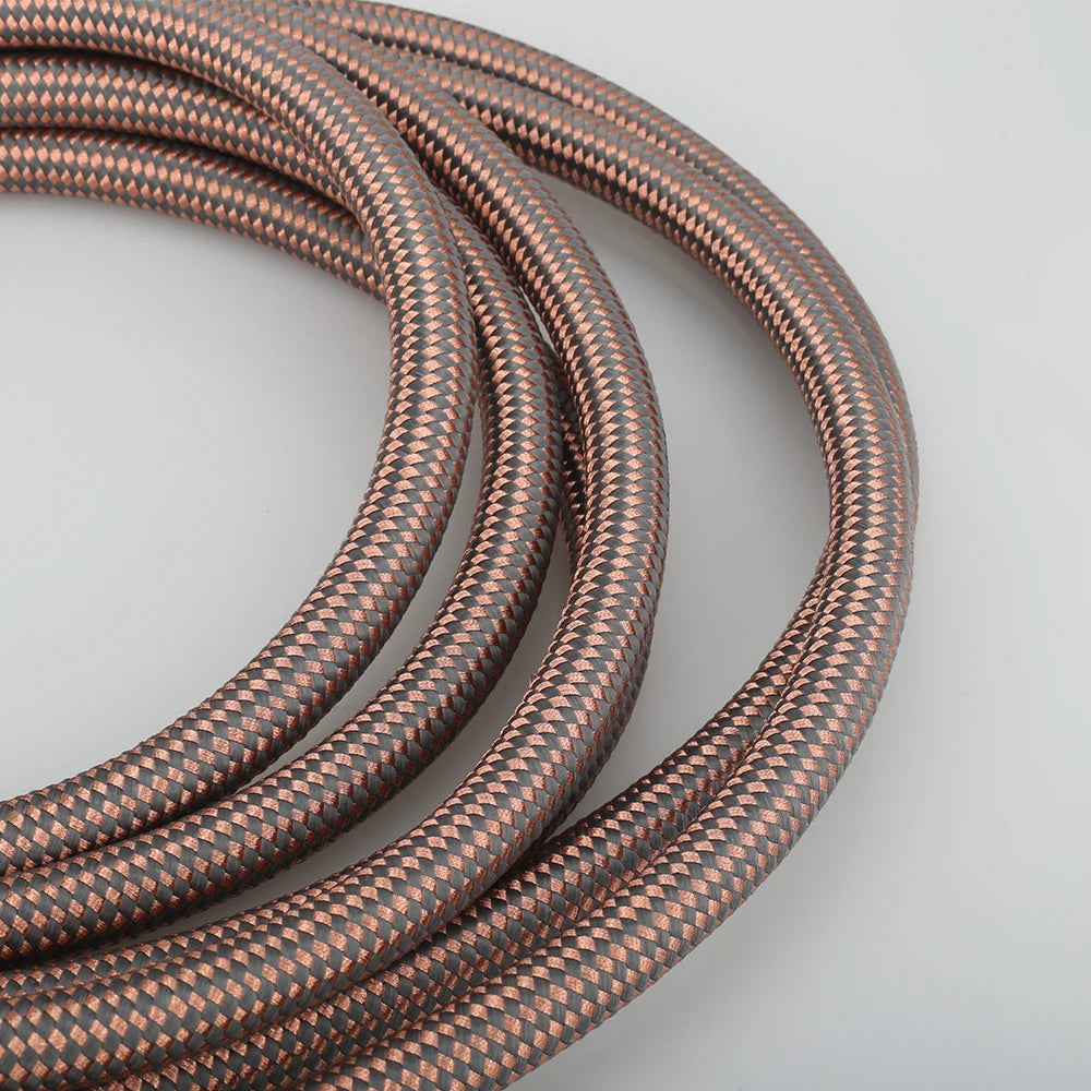 Hifi Speaker Cable Pure Copper Audio Wire with Gold-Plated Banana Plug for Enhanced Sound Quality