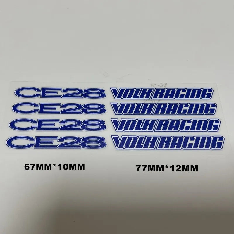 Car styling rim sticker RAYS VOLK TE37 CE28 RACING WORK ADVAN ENKEI SS ...